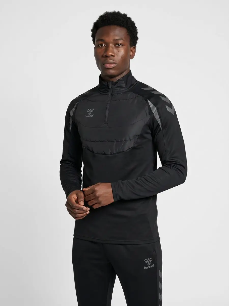 Hummel Sweatshirt Btc Winter Training Half Zip 231545 Black-M