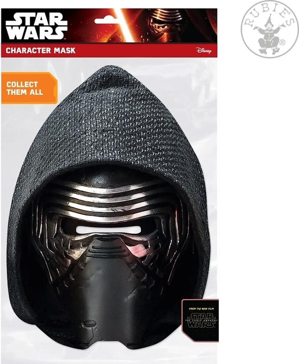 Star Wars Kylo Ren Masker - Karton - Zwart