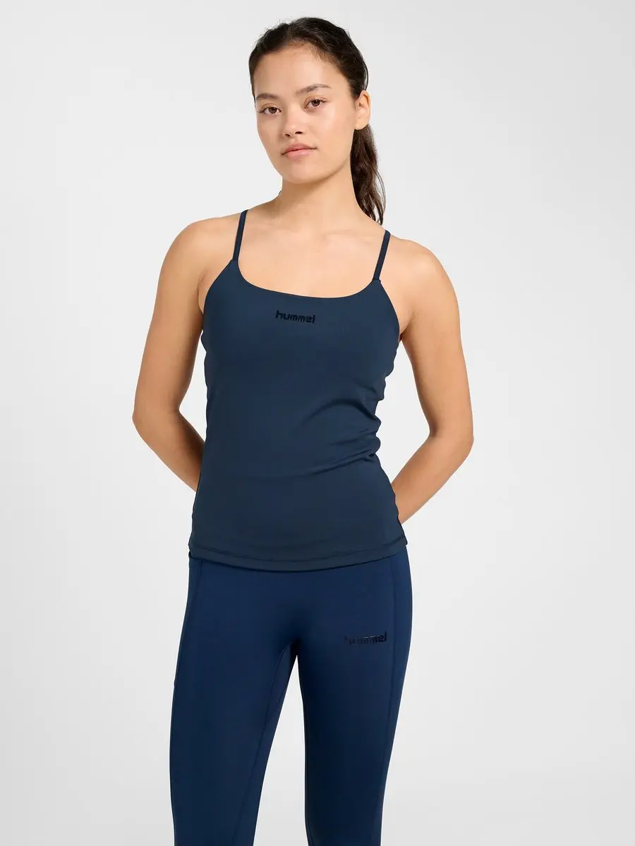 Hummel Prima Built-in Support Top - XS - Dress Blues - afbeelding 4 van 6