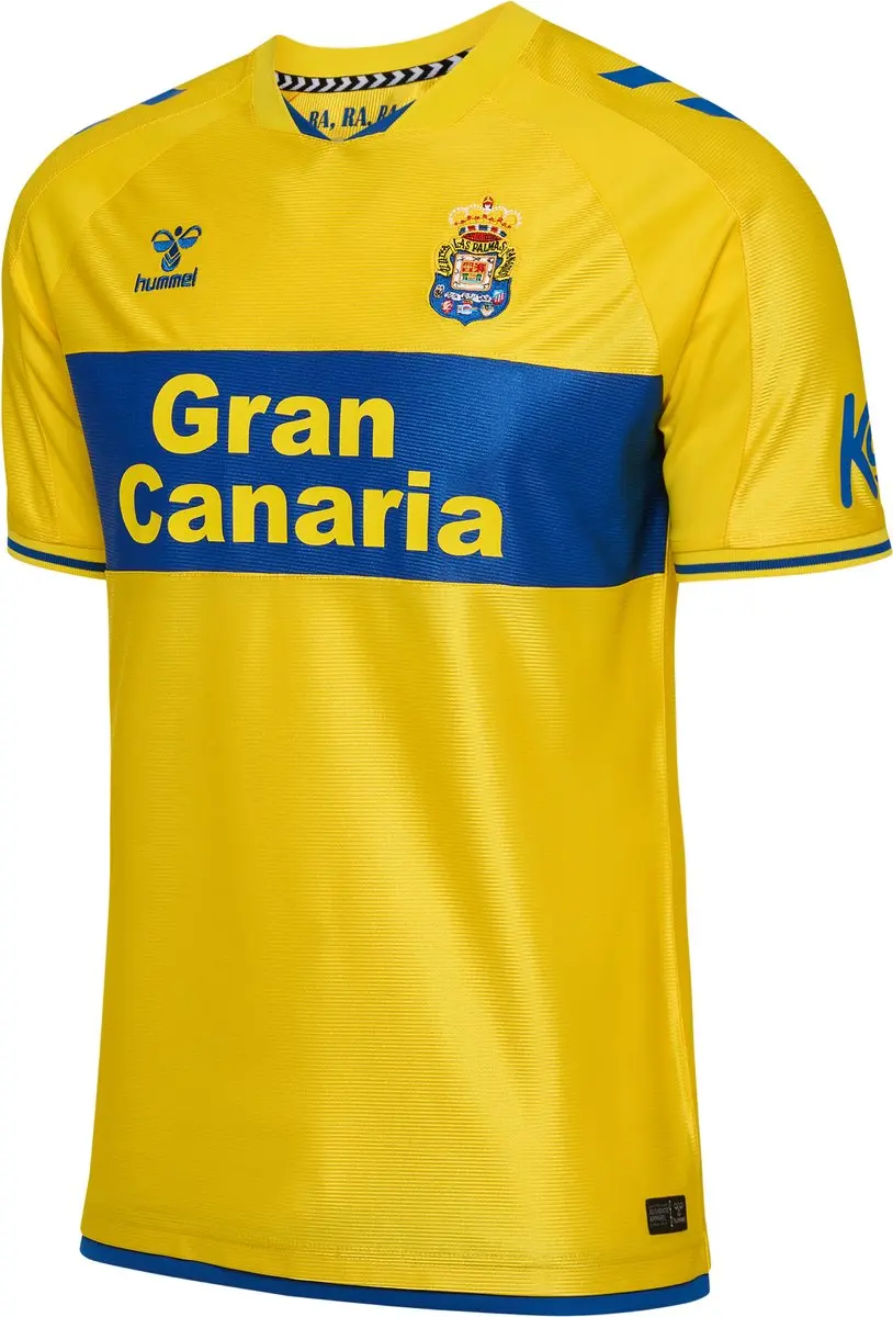 Hummel Ud Las Palmas 26/27 Thuis T-shirt - Geel - XL - afbeelding 6 van 6