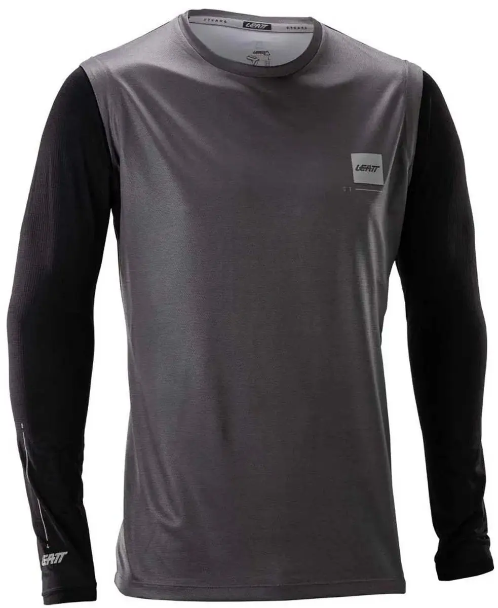 Leatt Gravity 2.0 Trui Met Lange Mouwen Grijs L Man