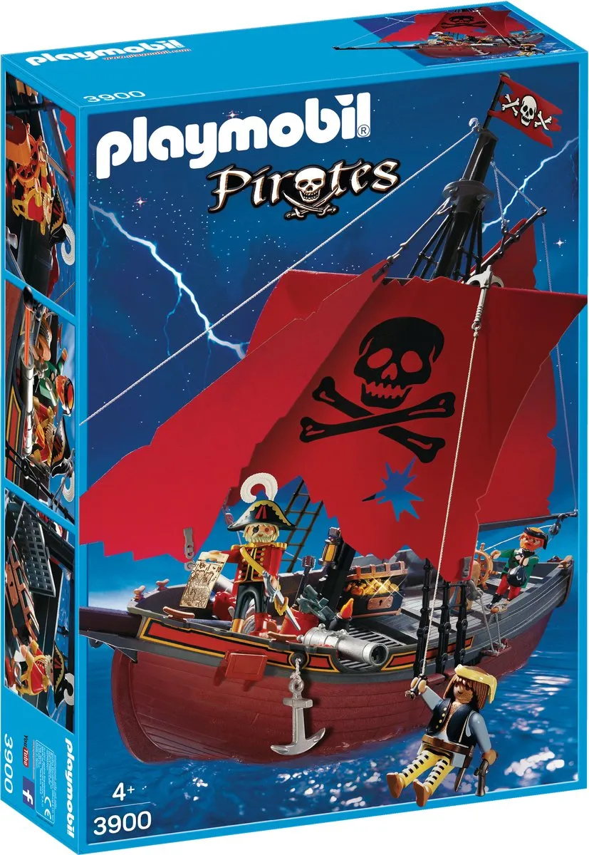 Playmobil Rode Piratenschip 3900