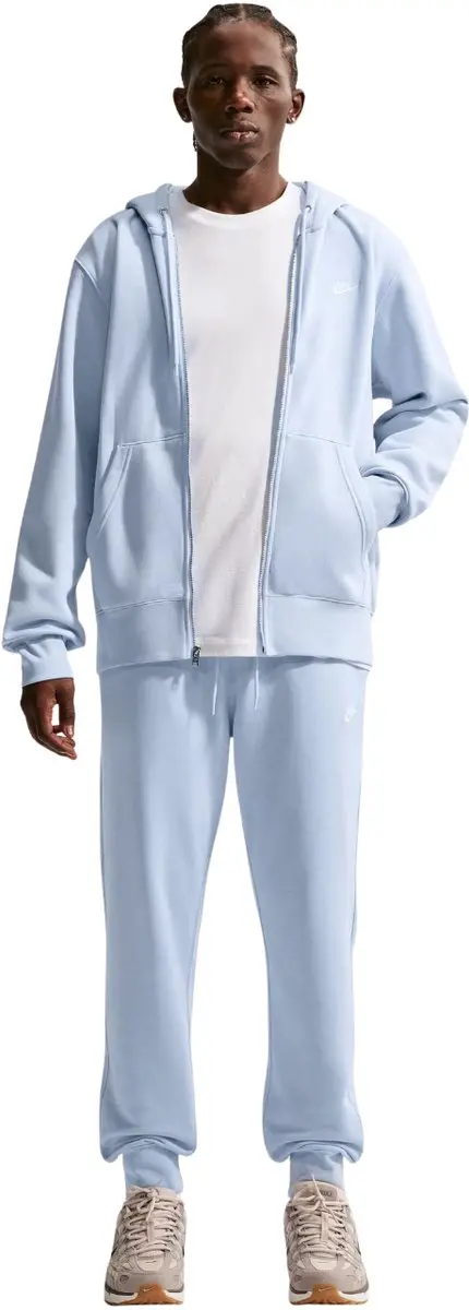 Nike Club BB FZ Hoodie Heren - Blauw L