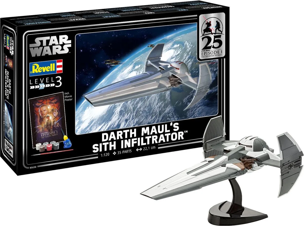 Revell Star Wars Darth Maul Sith Infiltrator 05638 Modelbouwpakket