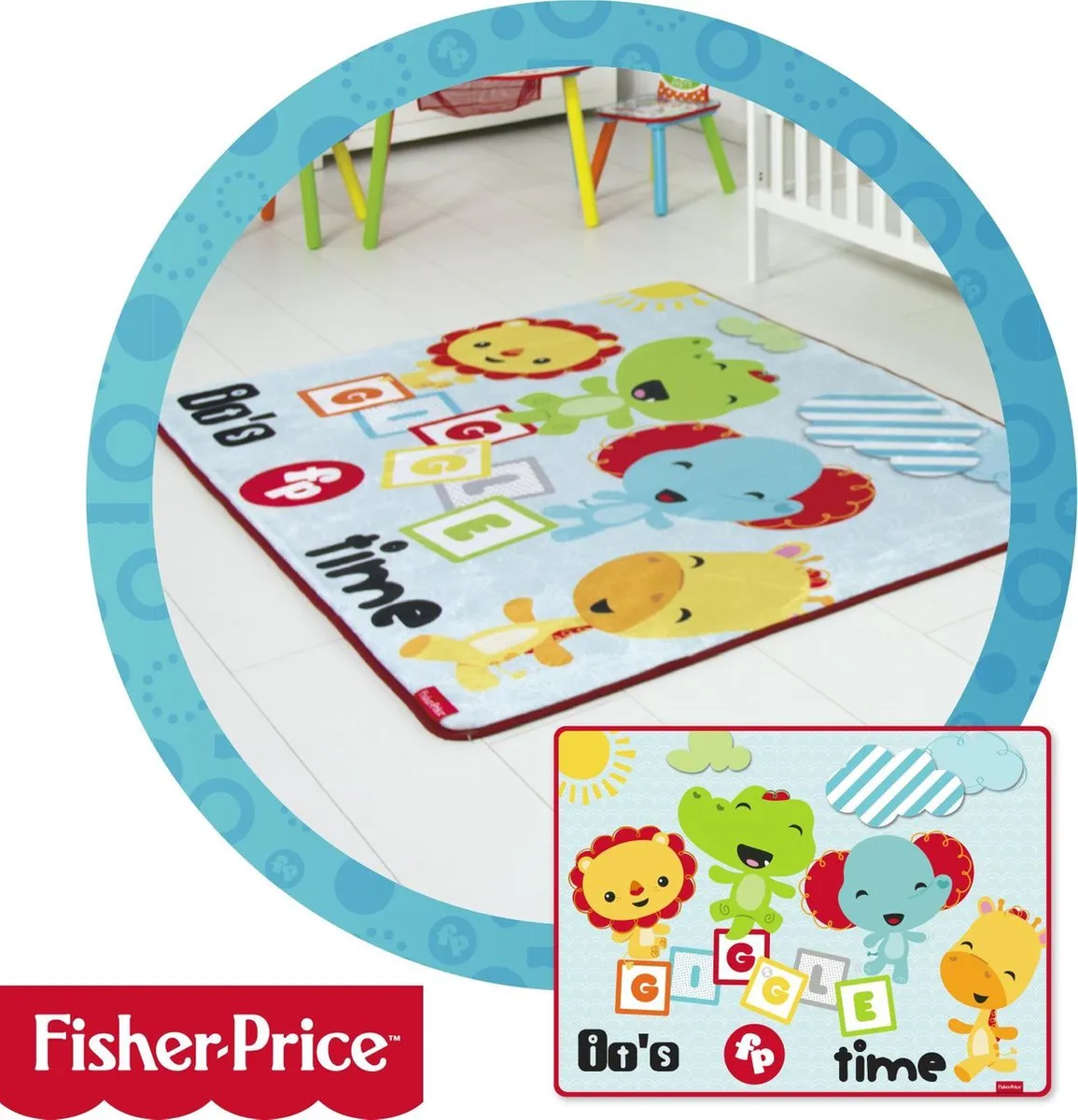 Fisher Price Speelkleed Multicolor 117x157cm