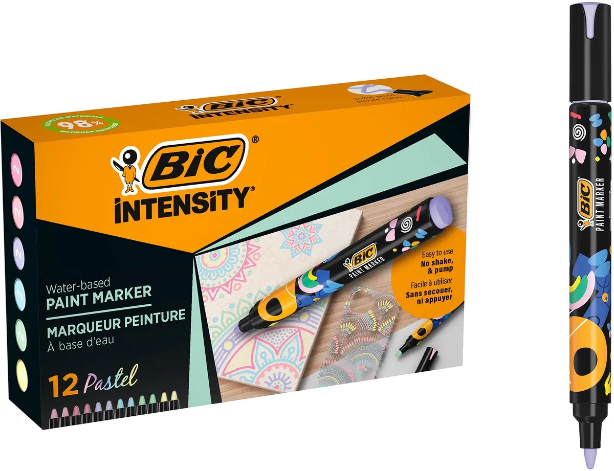 Bic Intensity Paint Markers Pastel