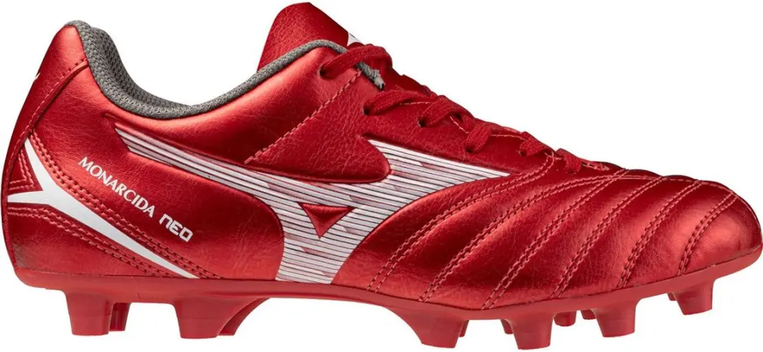Mizuno Monarcida Neo Iii Select Fg Junioren Voetbalschoenen Rood EU 32 1/2 Kinde