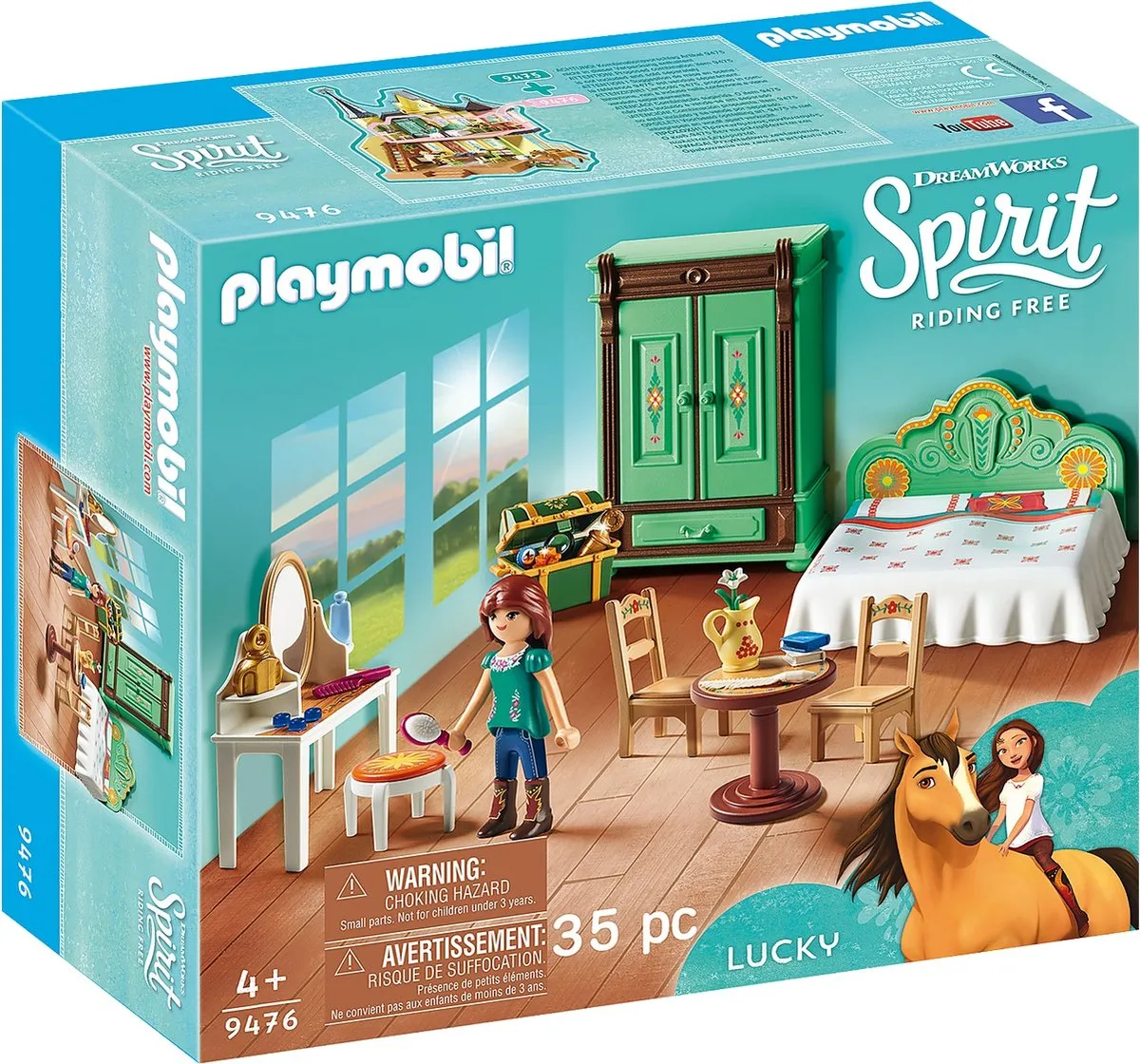Playmobil Spirit Lucky's Slaapkamer 9476