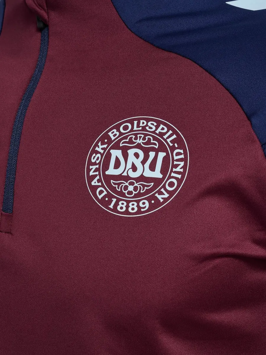 Hummel DBU 26 Pro Tr Half Zip Sweat - Windsor Wine/Peacoat - afbeelding 6 van 6