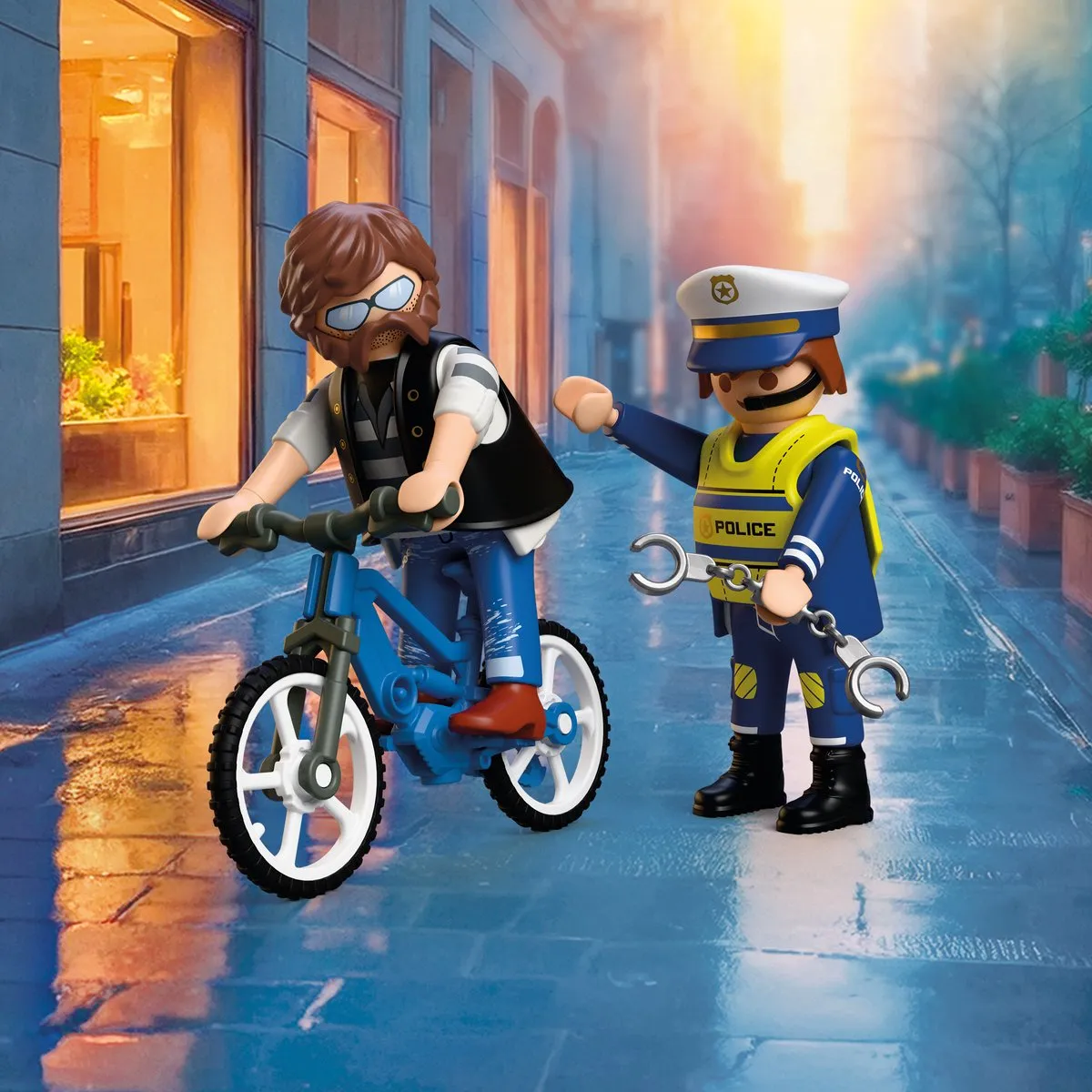 Playmobil 72076 Politieagent & Crimineel - Actiefiguren - 4+ Jaar - Meerkleurig