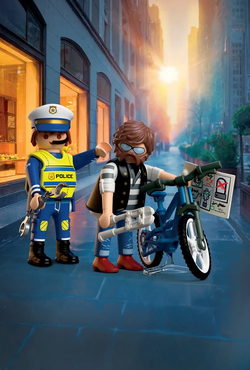 Playmobil 72076 Politieagent & Crimineel - Actiefiguren - 4+ Jaar - Meerkleurig