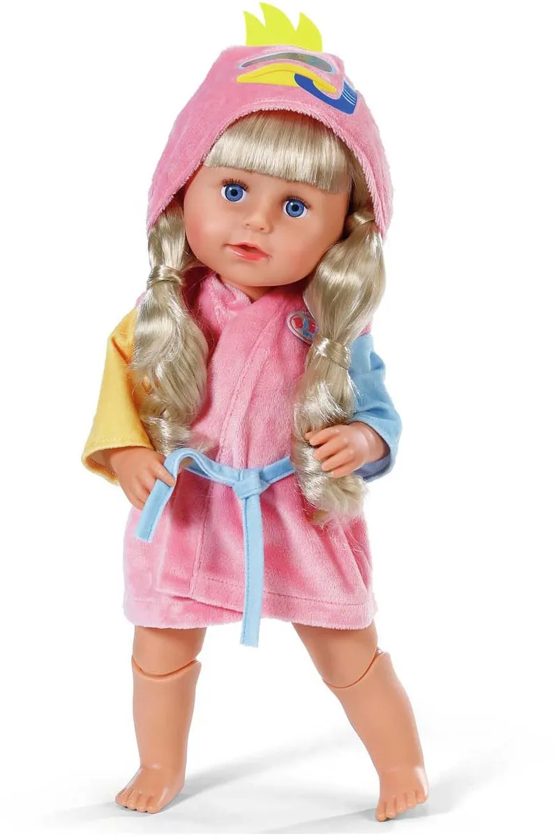 Baby Born Berta de Eend Badjas - 43 cm - Multicolore
