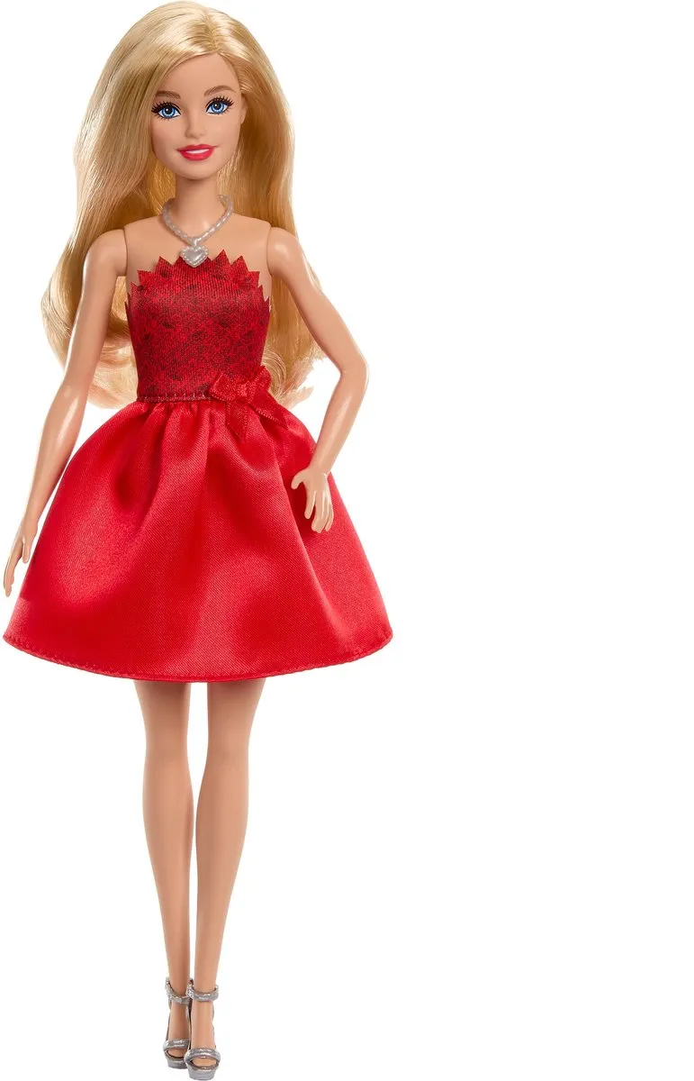 Barbie 80-Jubileum Modepop MATTJGD25 - Robijnrood