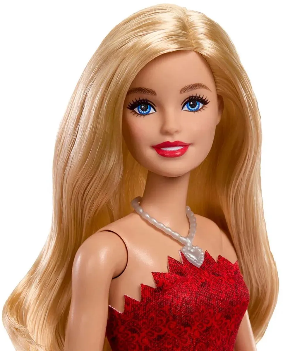 Barbie 80-Jubileum Modepop MATTJGD25 - Robijnrood - afbeelding 6 van 6