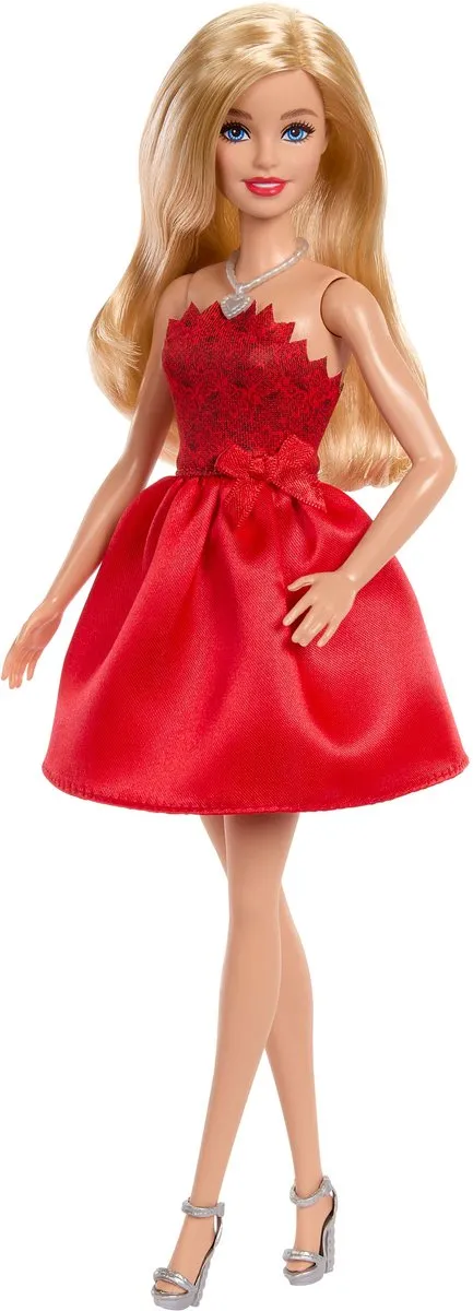 Barbie 80-Jubileum Modepop MATTJGD25 - Robijnrood
