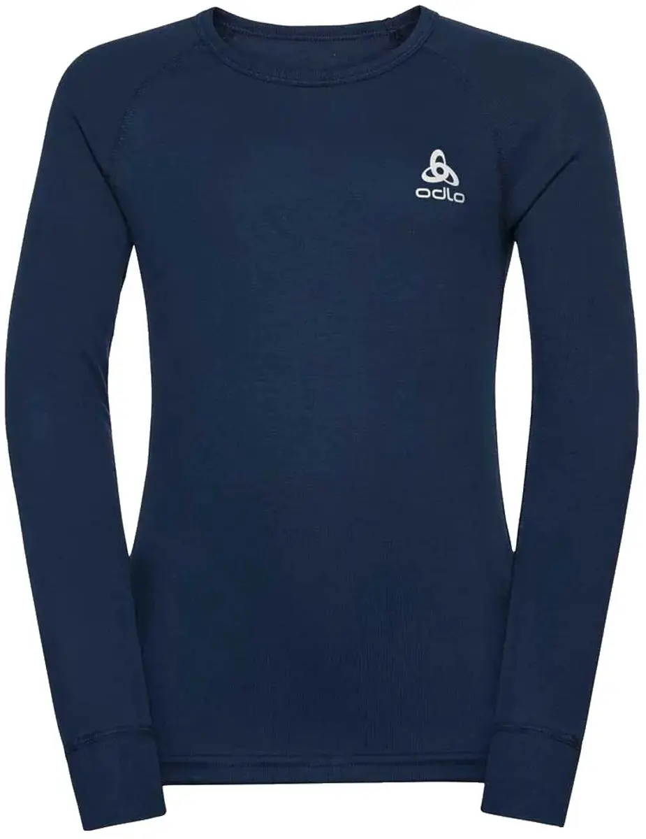 ODLO Active Warm Eco Kids Long-Sleeve Top - L - Blauw