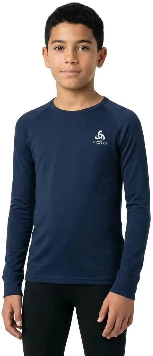 ODLO Active Warm Eco Kids Long-Sleeve Top - L - Blauw