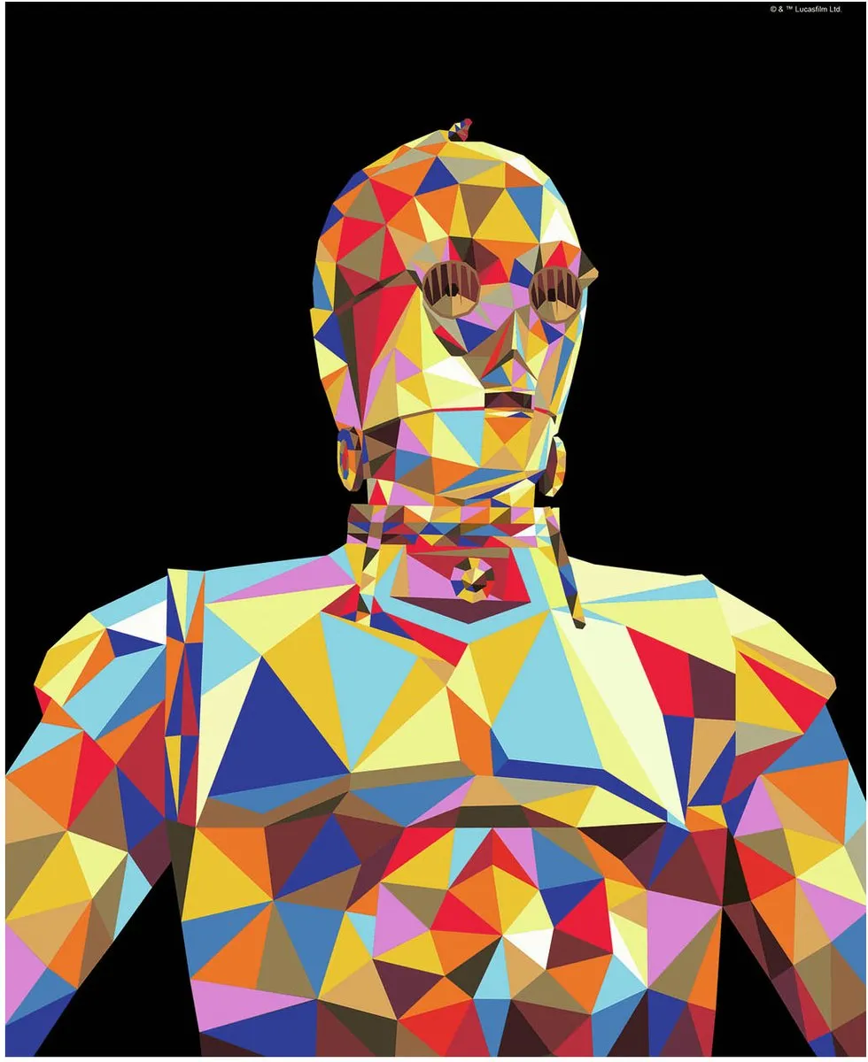 Ravensburger CreArt Star Wars C-3PO Schilderen op Nummer - Meerkleurig