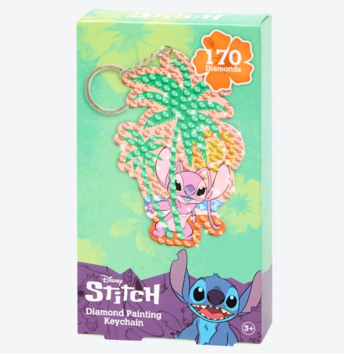 Disney Lilo & Stitch Diamond Painting Sleutelhanger