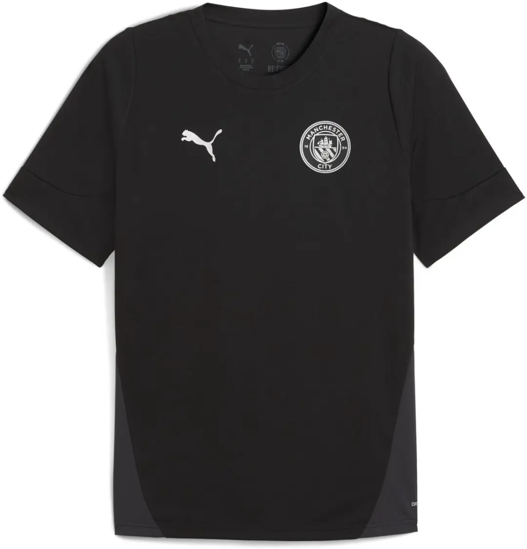 Manchester City Maillot d'Entraînement 2025-2026 Noir Blanc