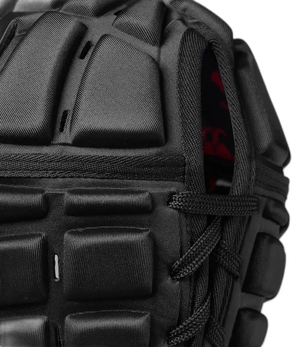 Canterbury Raze Headguard Senior M - Black/Red - afbeelding 3 van 6