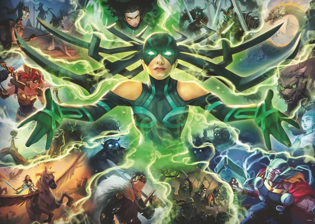 Ravensburger Marvel Villainous Hela Legpuzzel 1000 Stuks - Multicolor