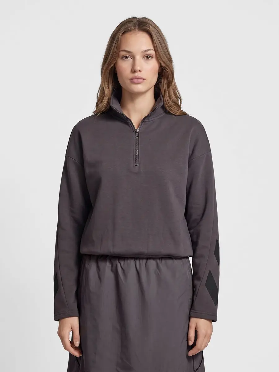 hmlI-D ZIP POLO SWEATSHIRT