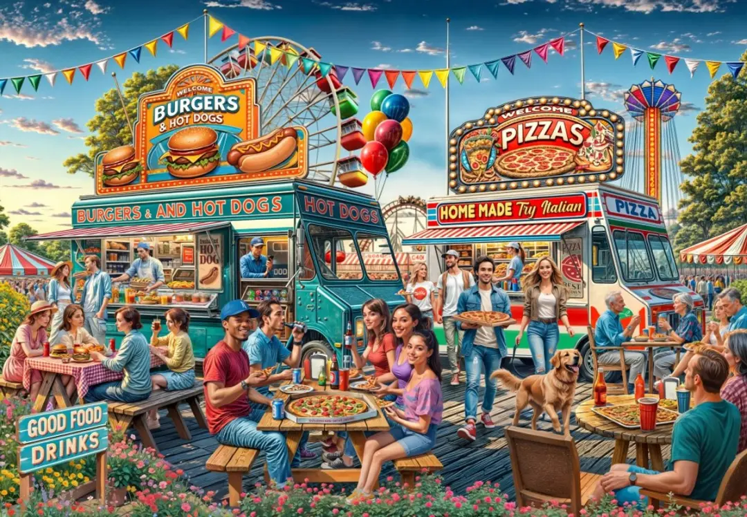 Bluebird Puzzle legpuzzel Food Trailer