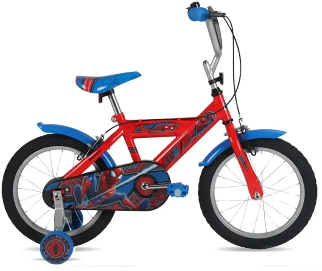 Disney Spider-Man Kinderfiets 16 inch - Rood - afbeelding 2 van 2