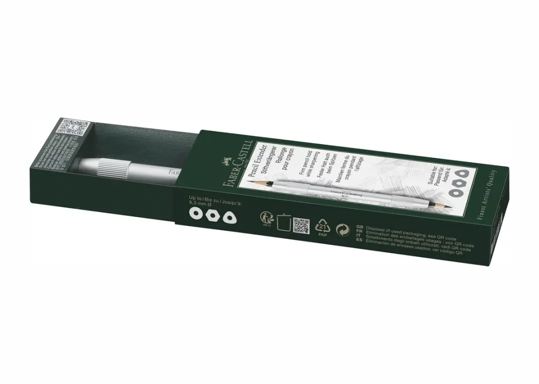 Faber-Castell FC-180310 Potloodverlenger - Aluminium - afbeelding 2 van 3