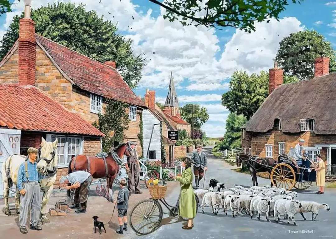 Ravensburger De Dorpssmid Puzzel 1000 Stukjes