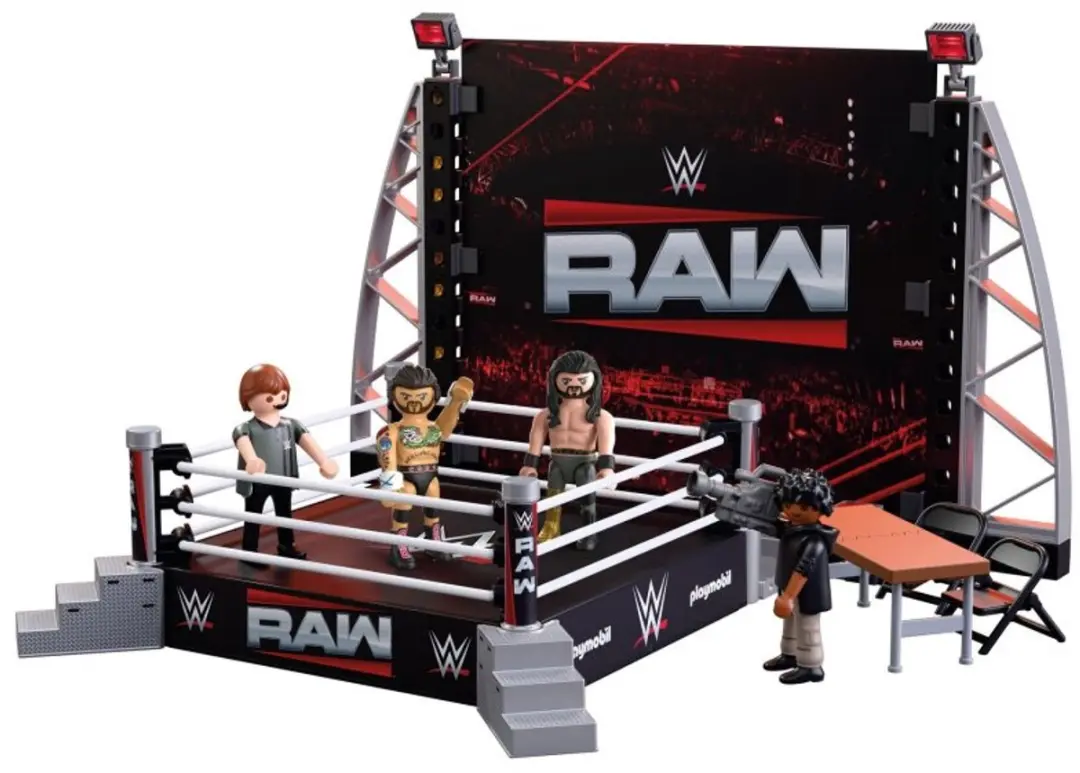 Playmobil WWE RAW Ring Verzamelaarsset 71956 - Multikleur - afbeelding 2 van 5