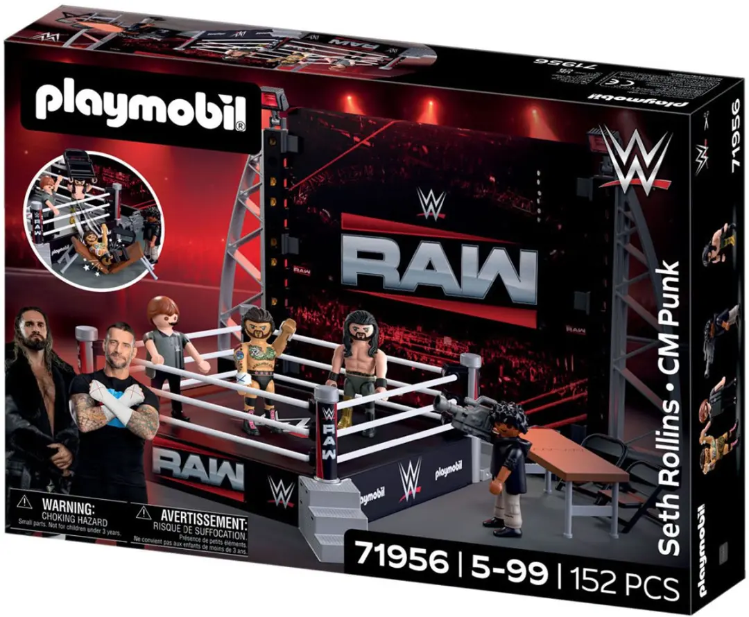 Playmobil WWE RAW Ring Verzamelaarsset 71956 - Multikleur - afbeelding 5 van 5
