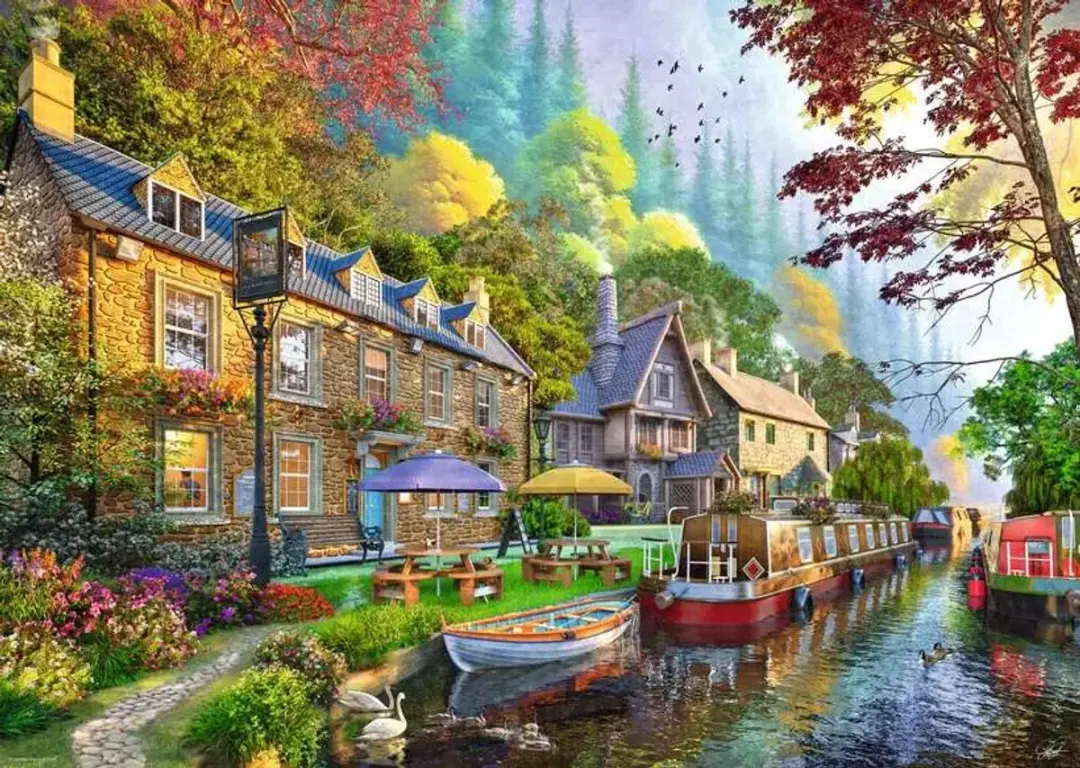 Ravensburger Down the Lane No.6 Puzzel - 1000 Stukjes