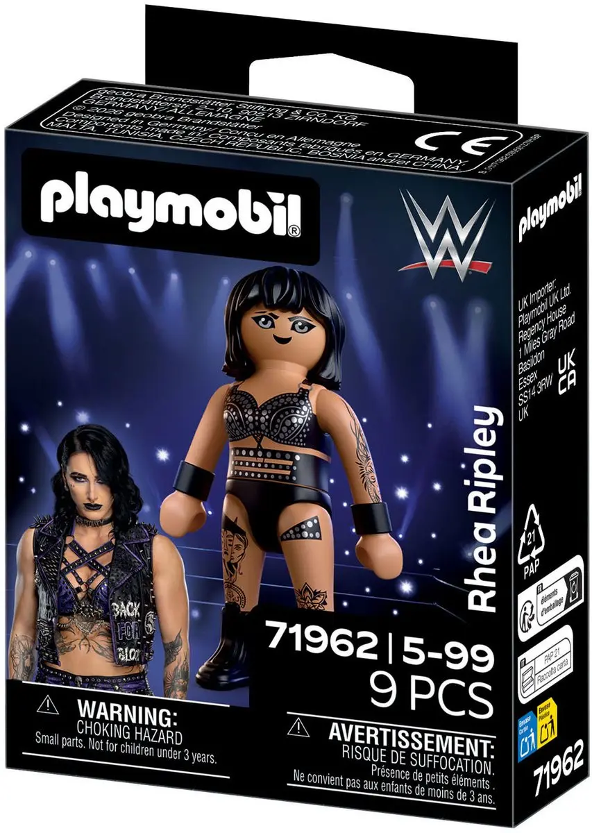 Playmobil WWE Rhea Ripley 71962 - Multi kleuren - afbeelding 3 van 4