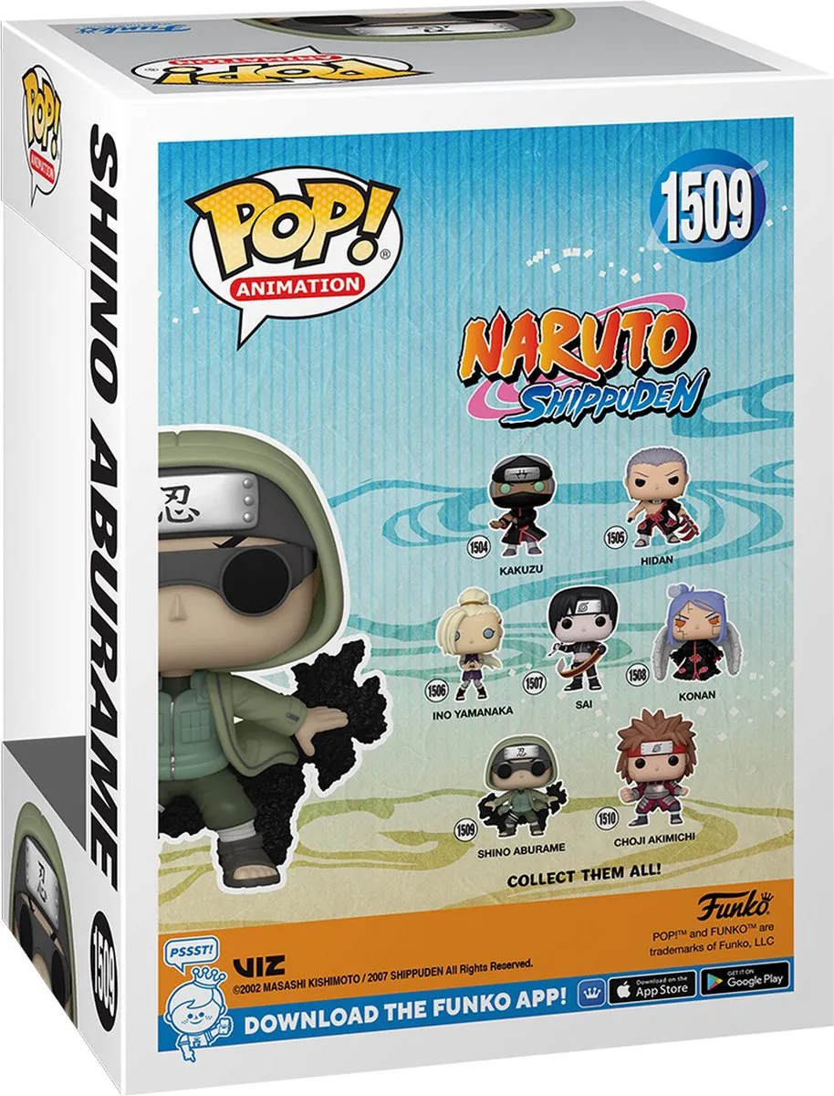Funko Pop! Naruto Shino #1509 - 9,5 cm - Multi