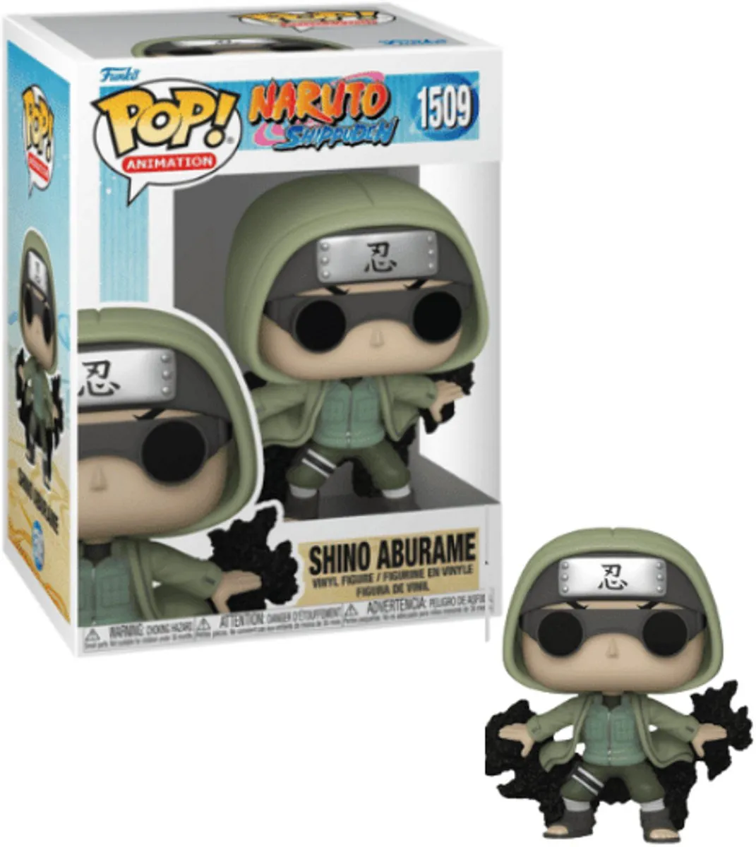 Funko Pop! Naruto Shino #1509 - 9,5 cm - Multi