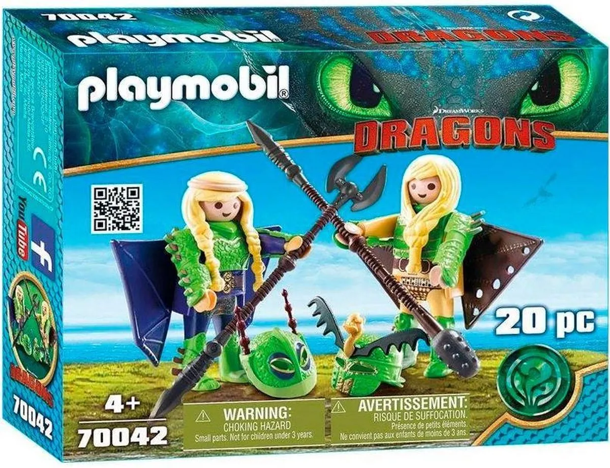 Playmobil Brokdol & Knoldol Vliegpak - 70042 - afbeelding 6 van 6