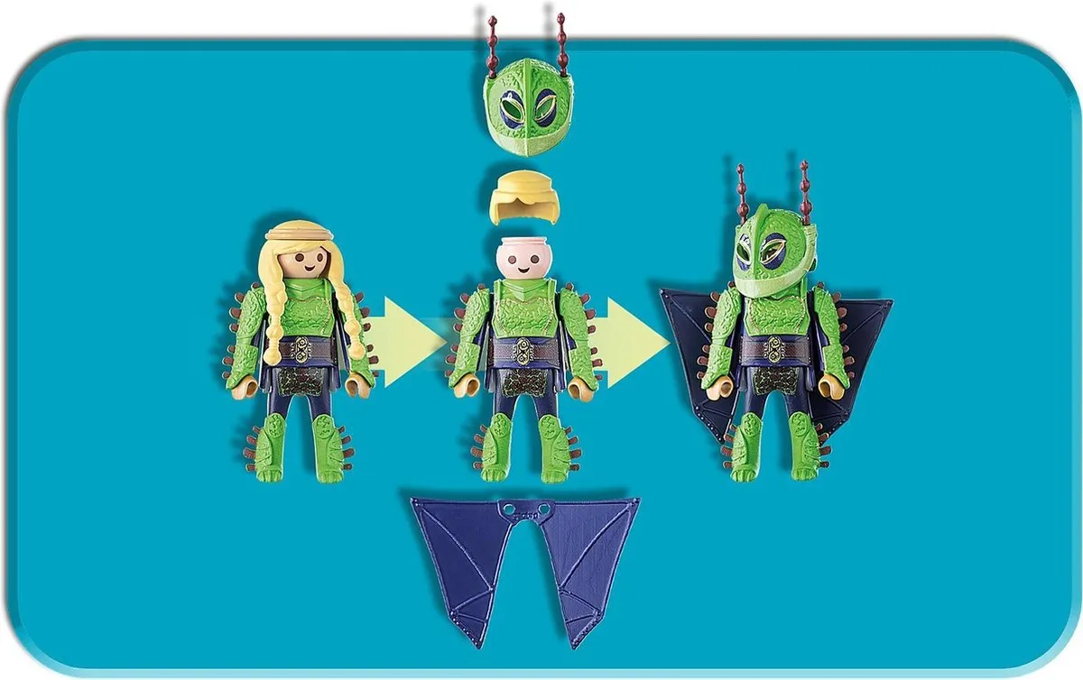 Playmobil Brokdol & Knoldol Vliegpak - 70042