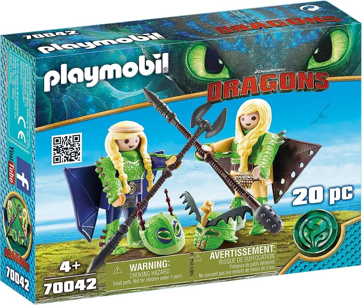 Playmobil Brokdol & Knoldol Vliegpak