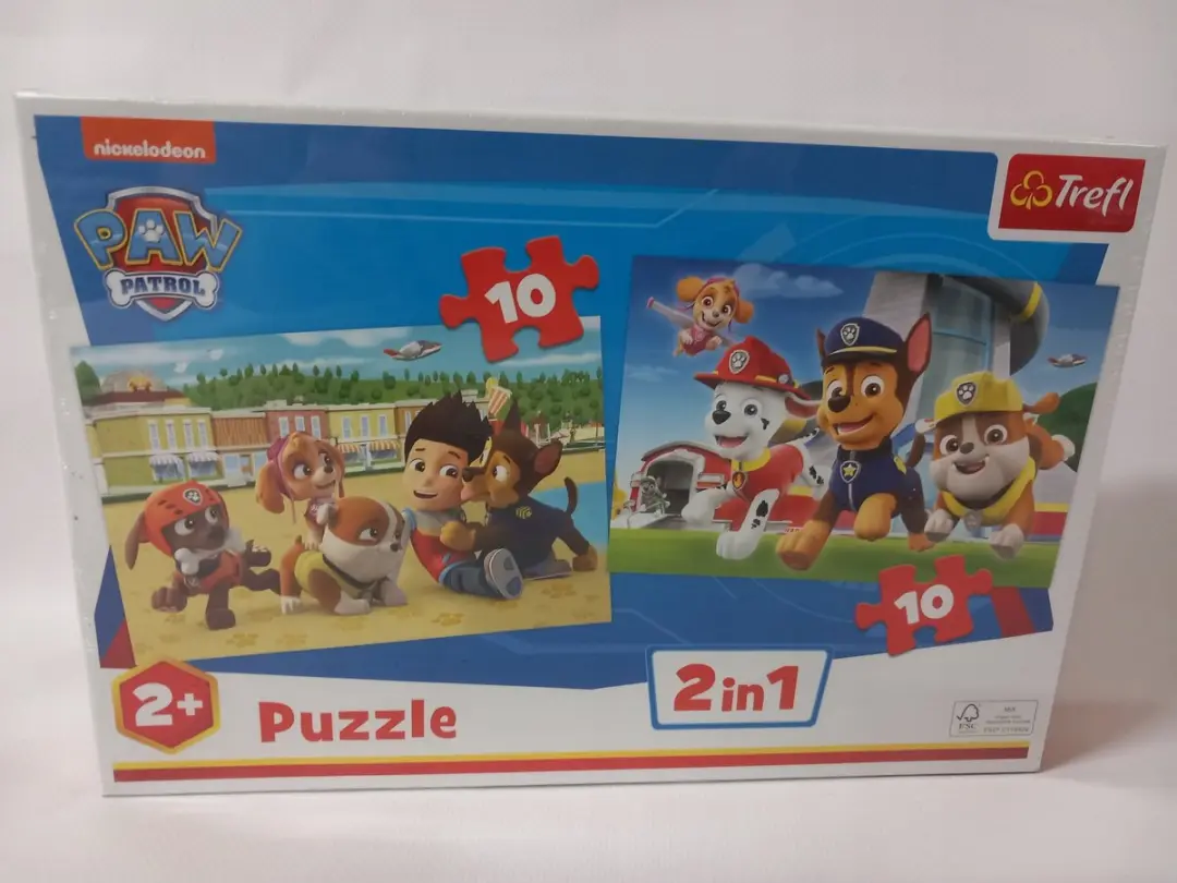 Paw Patrol Babypuzzel 2x10 Stukjes