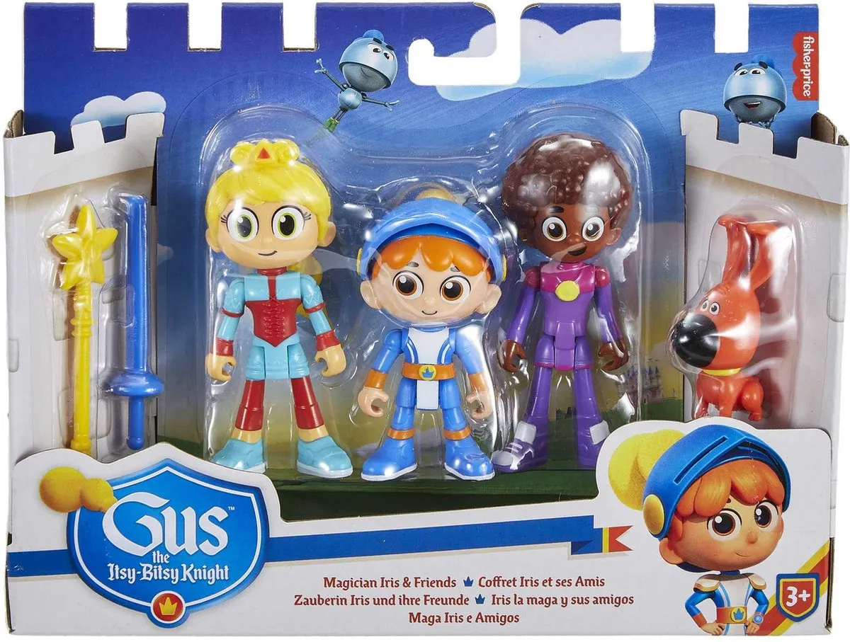 Fisher-Price Gus de Tovenaar Iris en Vrienden - HGP35 - Meerkleurig