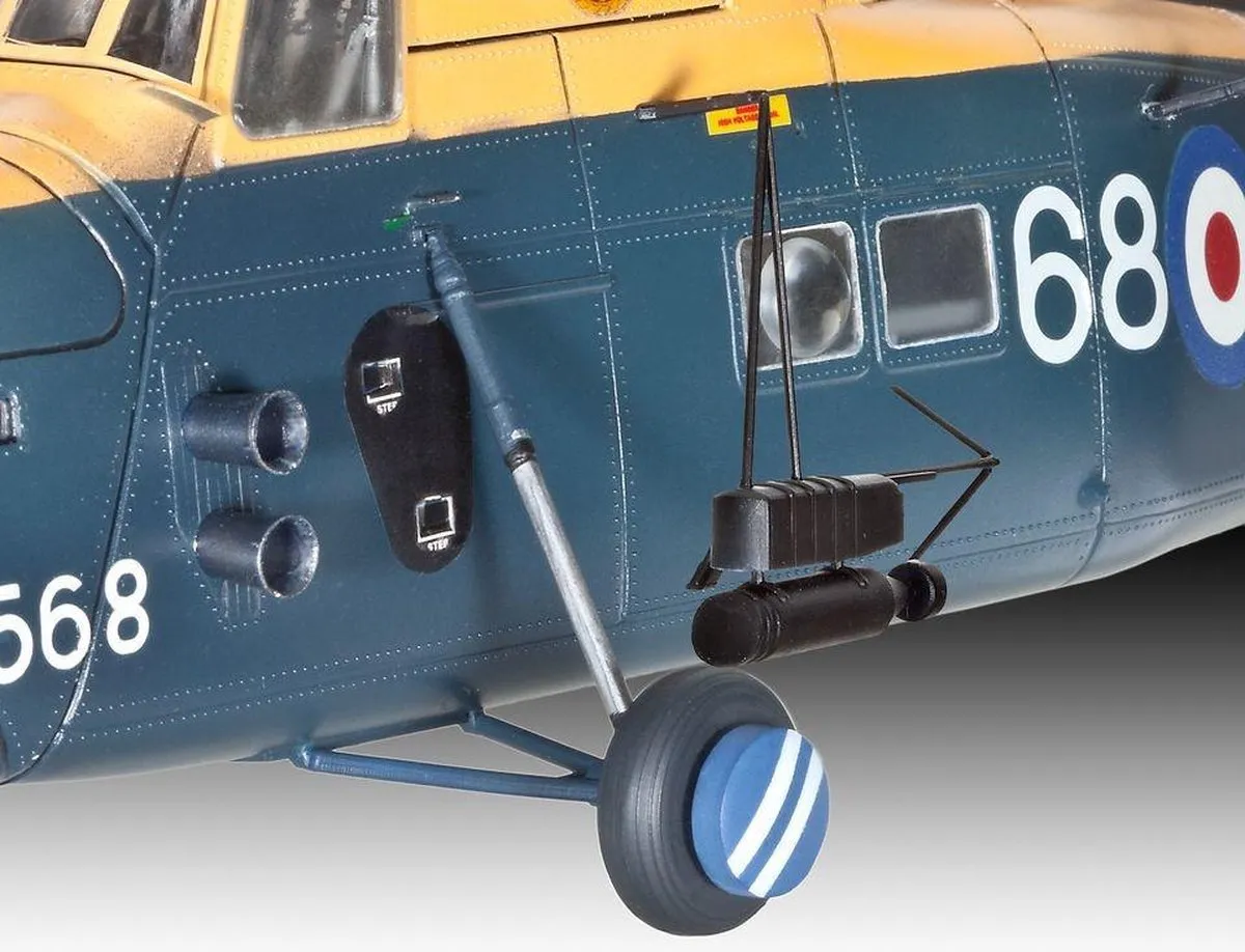 Revell Westland Wessex HAS Mk.3 1:48 Montagekit - 133 Onderdelen - Geel/Blauw