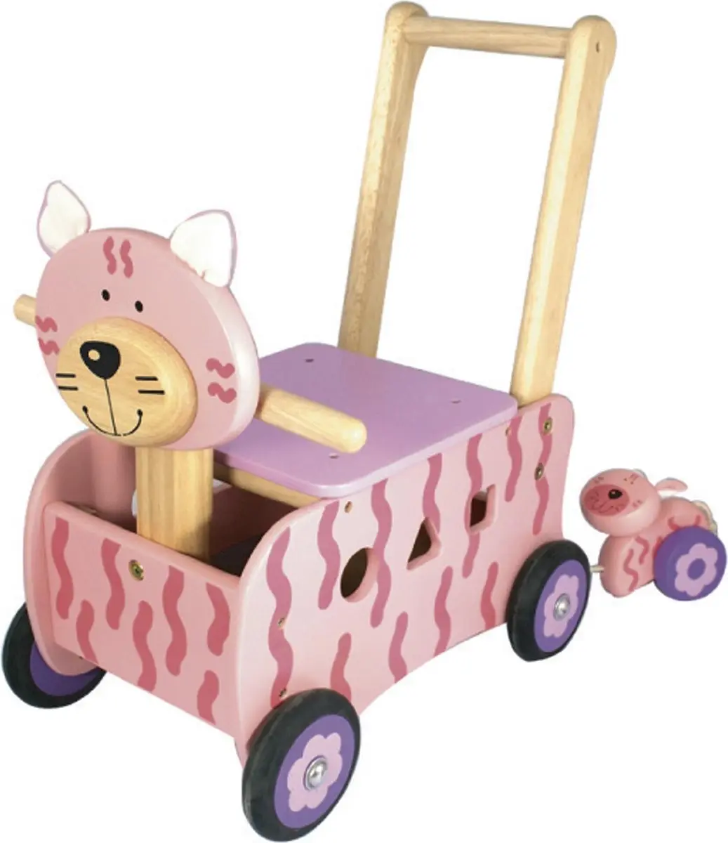 Simply for Kids I'm Toy Loop Duwwagen Poes - Roze