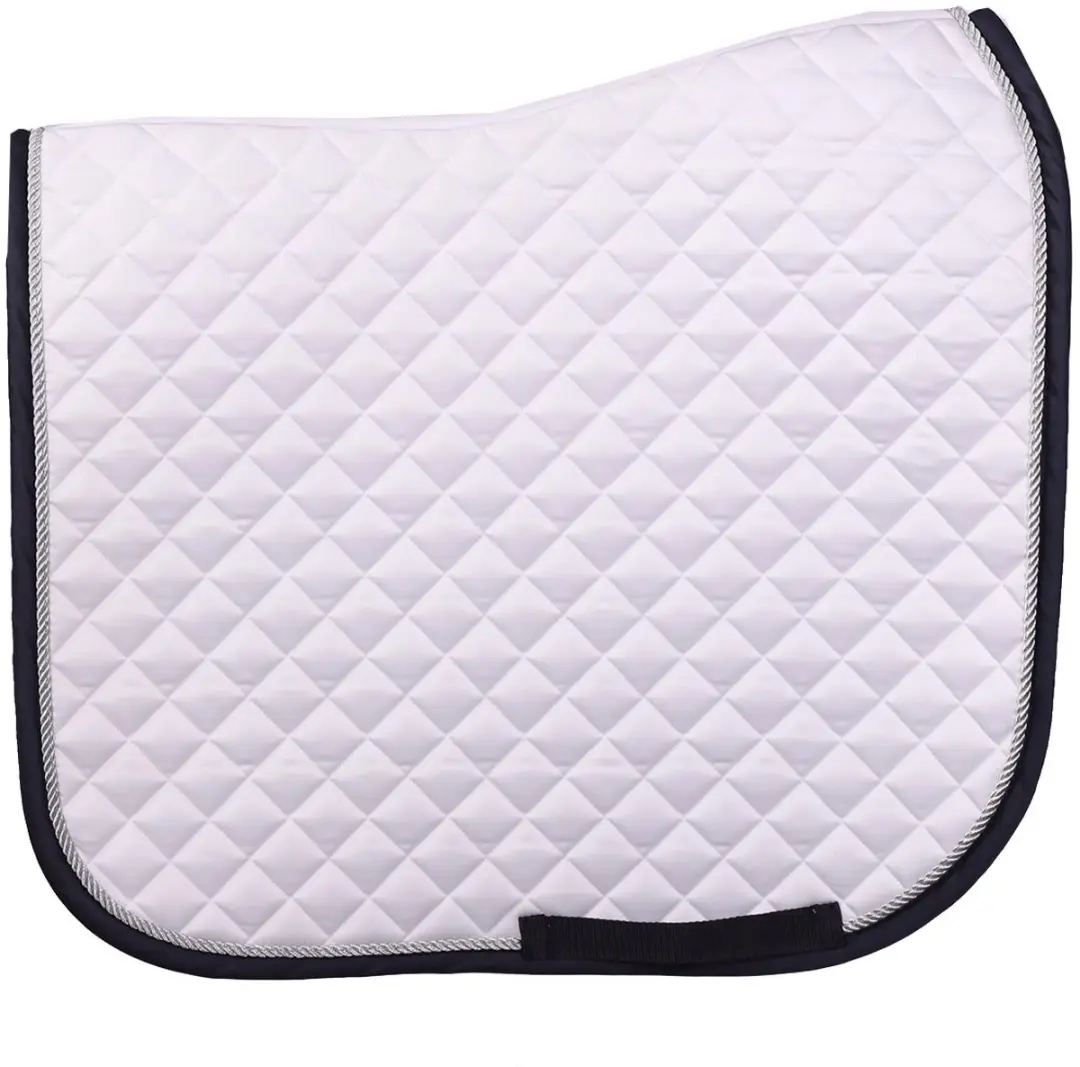 Horsegear Zadeldek Horsegear Hgratfort Dressuur Wit-donkerblauw