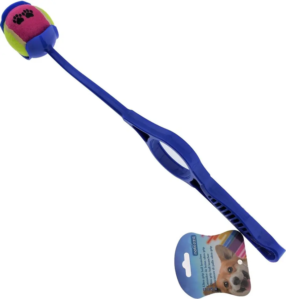 Nobleza Hondenbalwerper - Tennisbal 43,5cm - Blauw