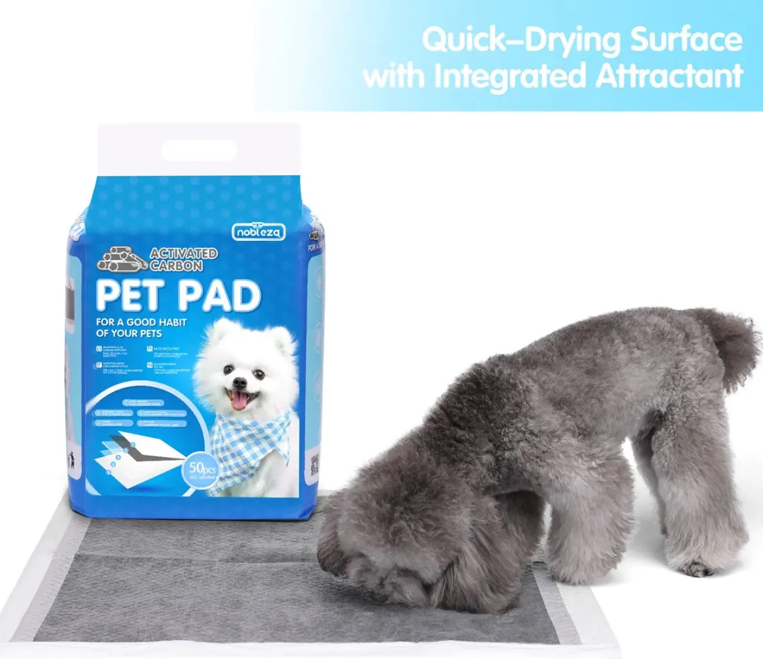 Nobleza Puppy Training Pads 50 Stuks - 60x60cm - Carbon