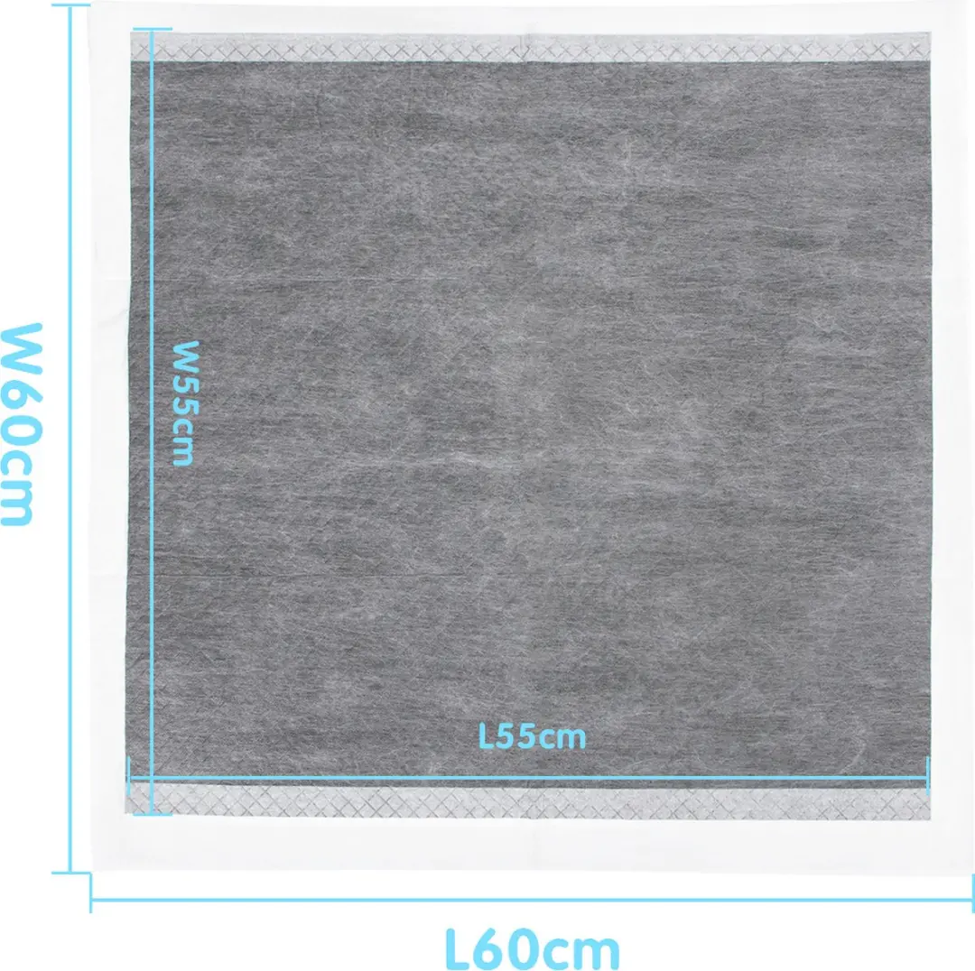 Nobleza Puppy Training Pads 50 Stuks - 60x60cm - Carbon