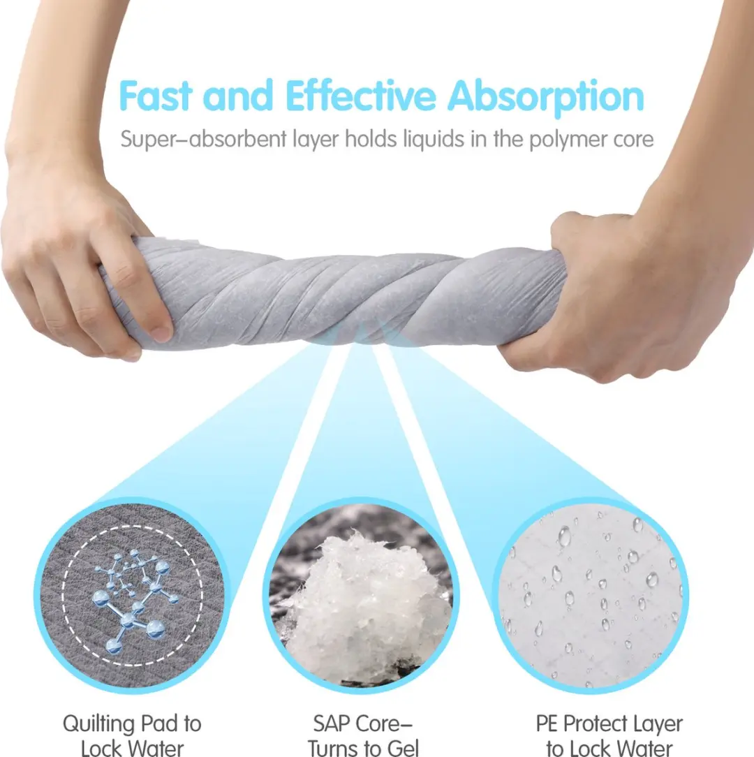 Nobleza Puppy Training Pads 50 Stuks - 60x60cm - Carbon