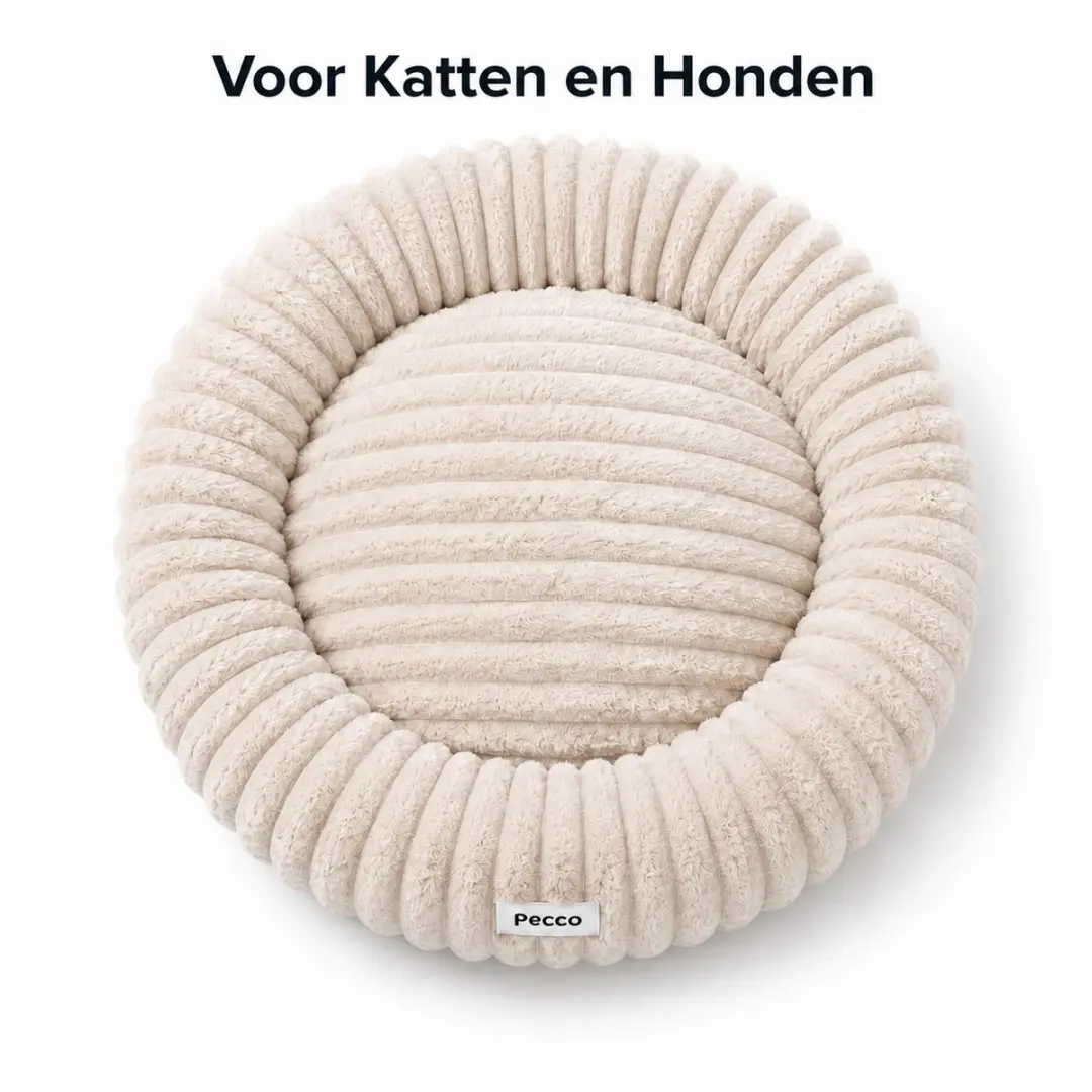 Pecco Orthopedische Hondenmand 80cm - Beige